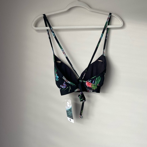 Eidon String Triangle Bikini Madison Floral Print Top D Cup - Picture 2 of 8